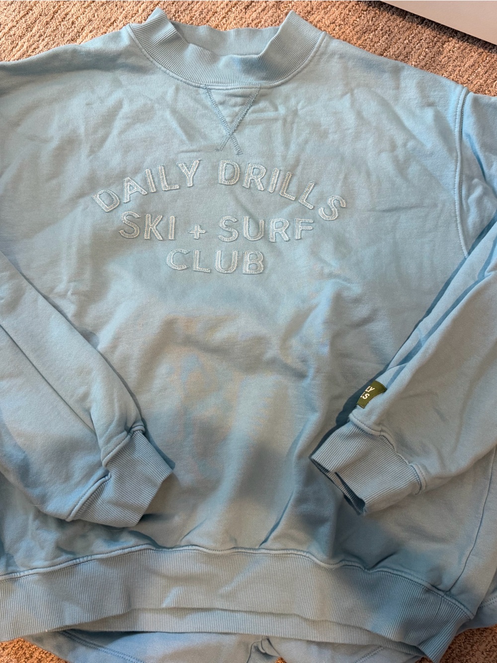 Daily Drills Light Blue Mockneck + shorts